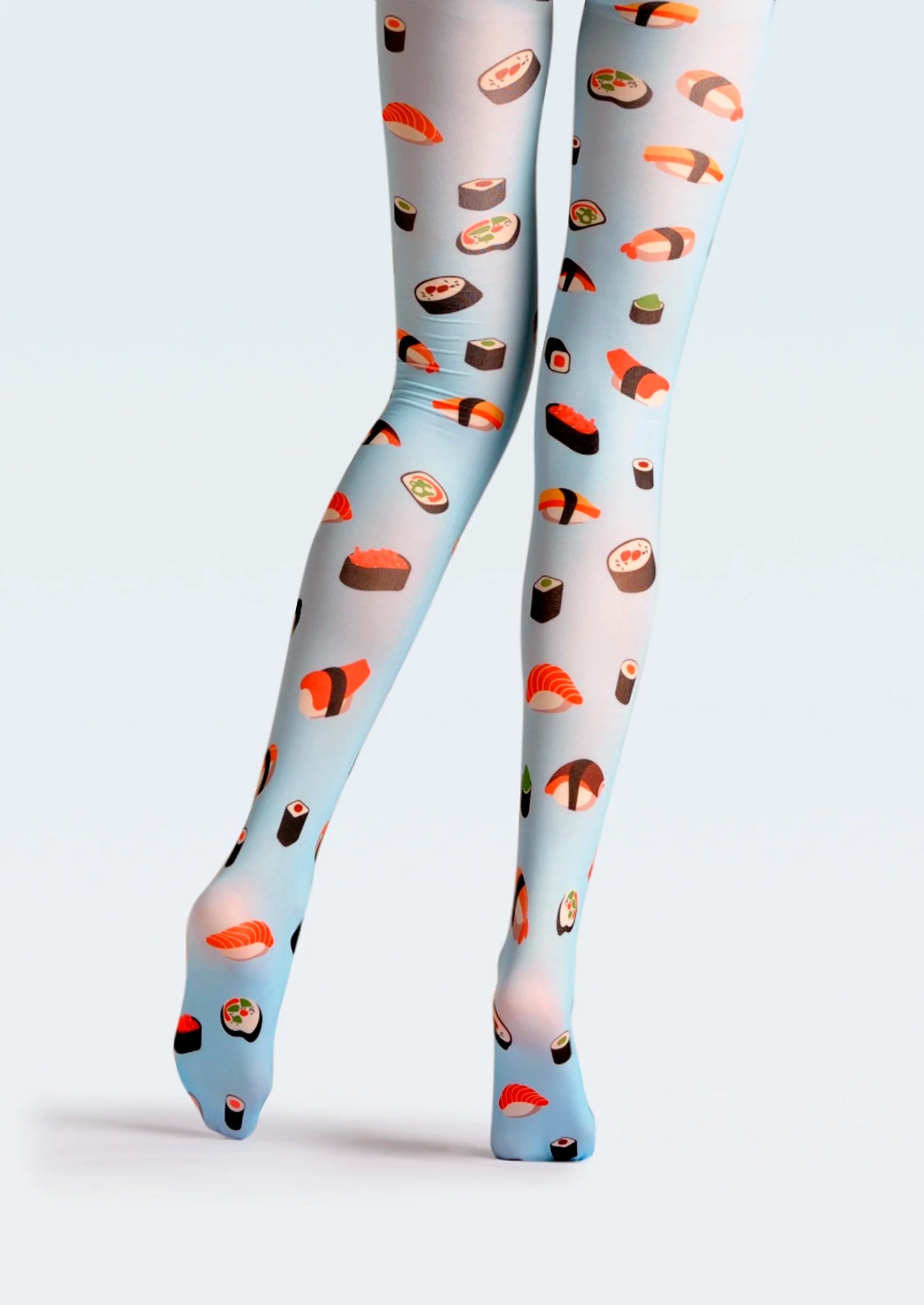 Fun art Print Tights Freshness Pantyhose/Tights [Sushi Sushi]