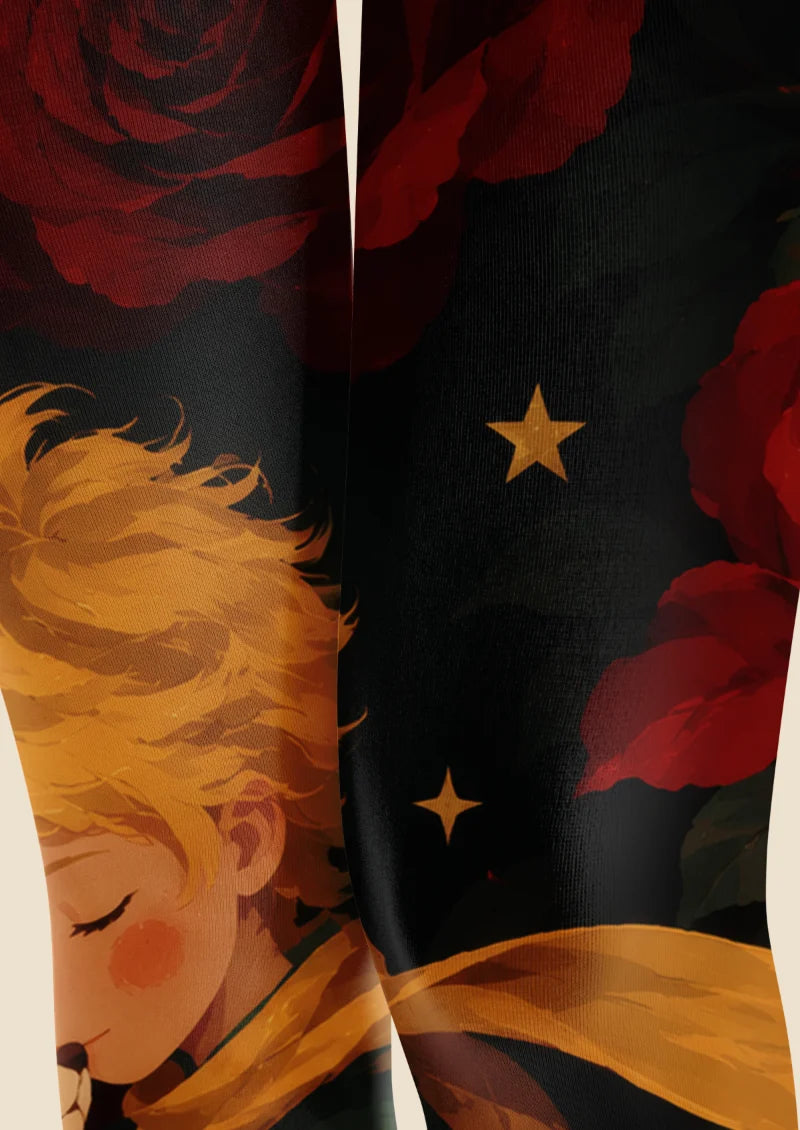 Black Rose and Fox Tights