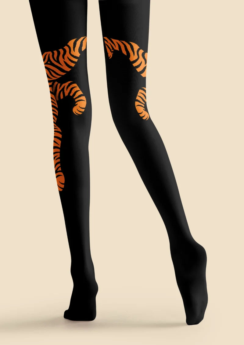 Black Tiger Tights