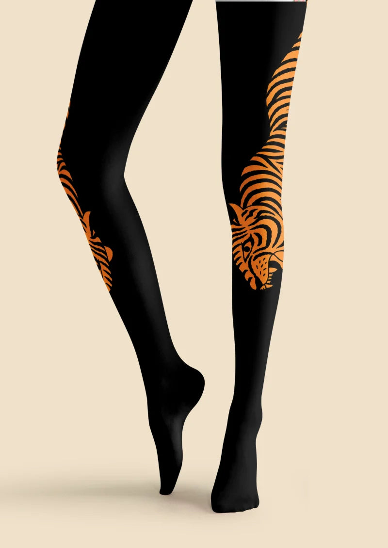 Black Tiger Tights