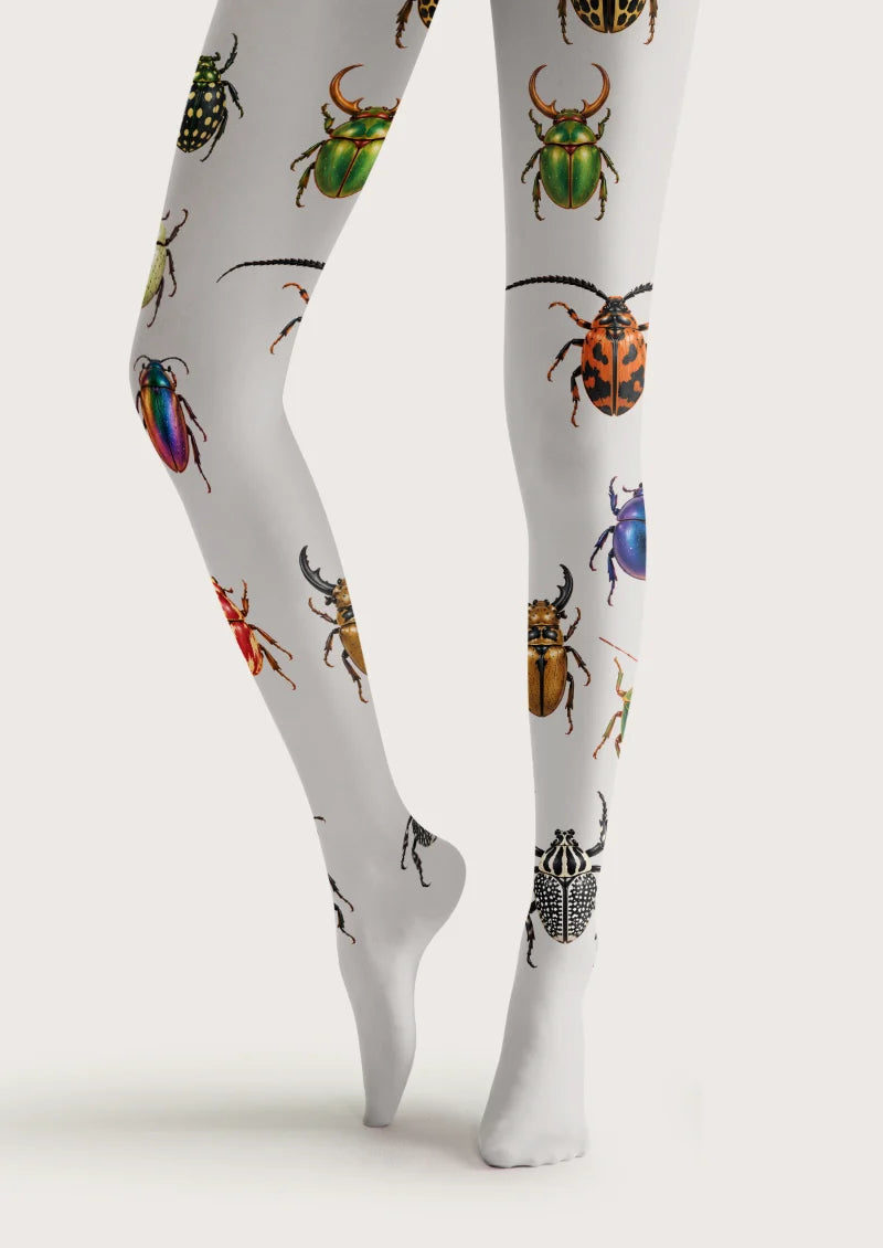 White Beetle Tights