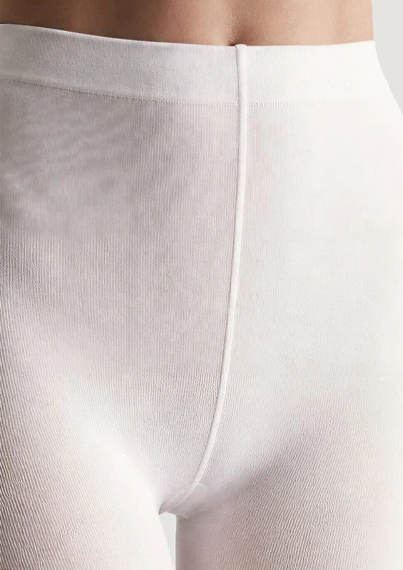 White Cigarette Graphic Tights