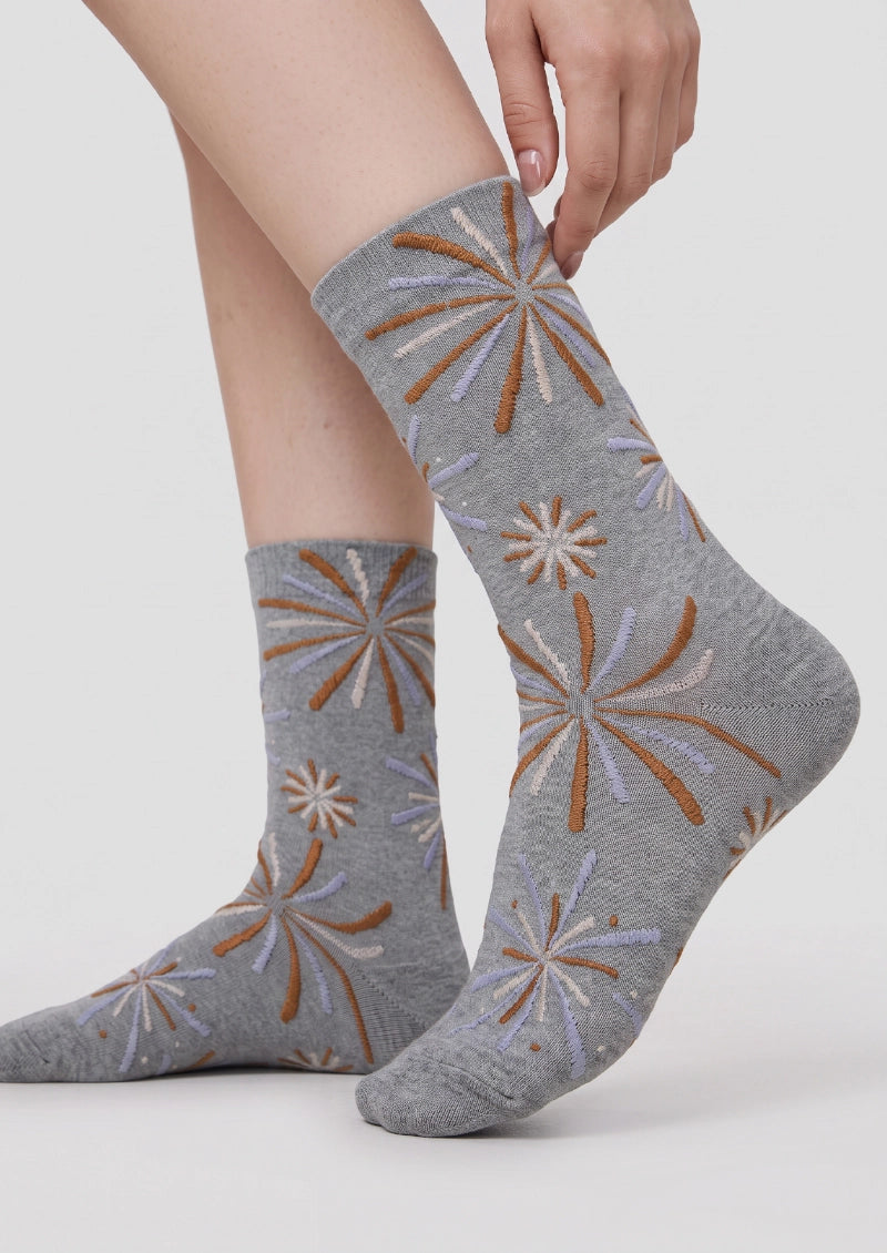 Firework Burst Crew Socks