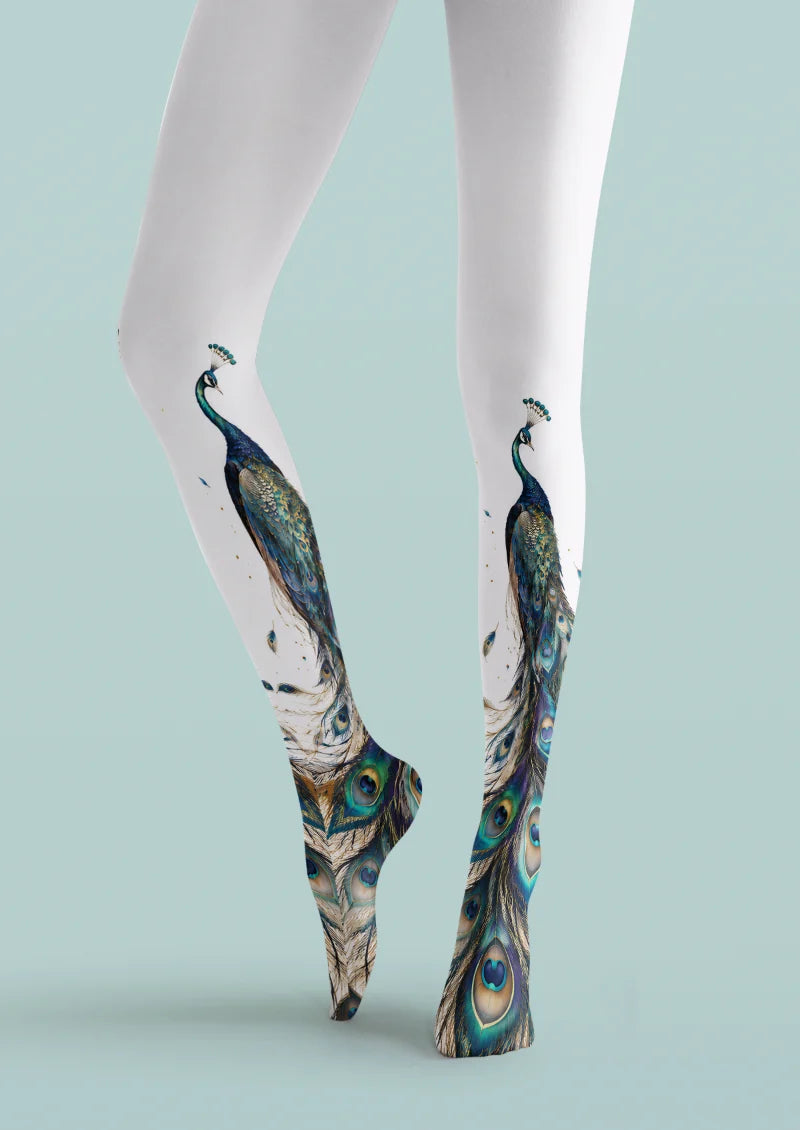 White Peacock Tights