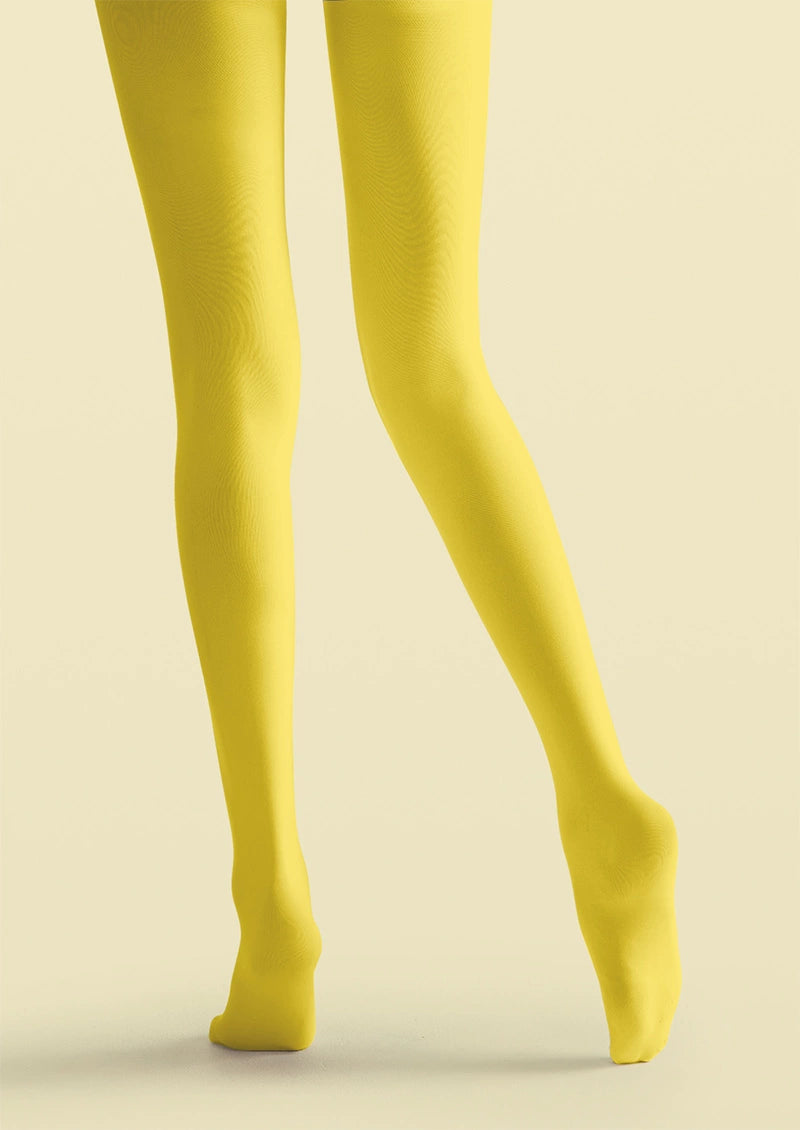 Flamingo Floral Print Tights Hosiery Pantyhose