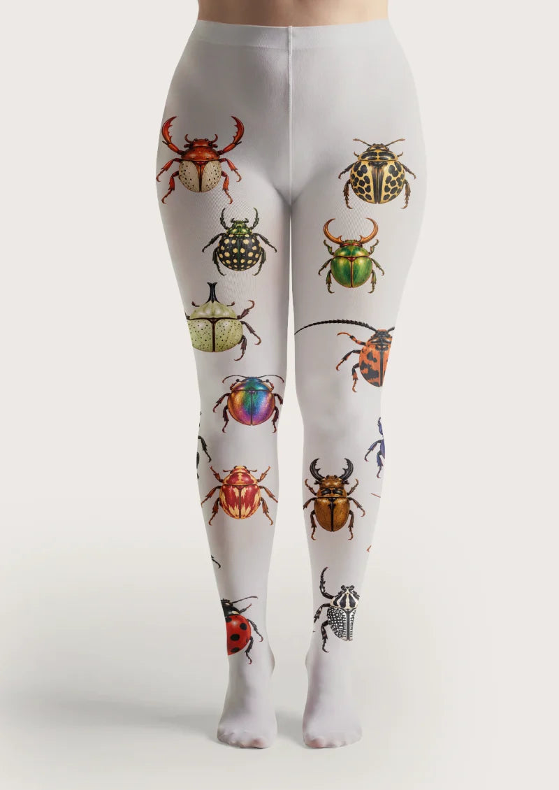 White Beetle Tights