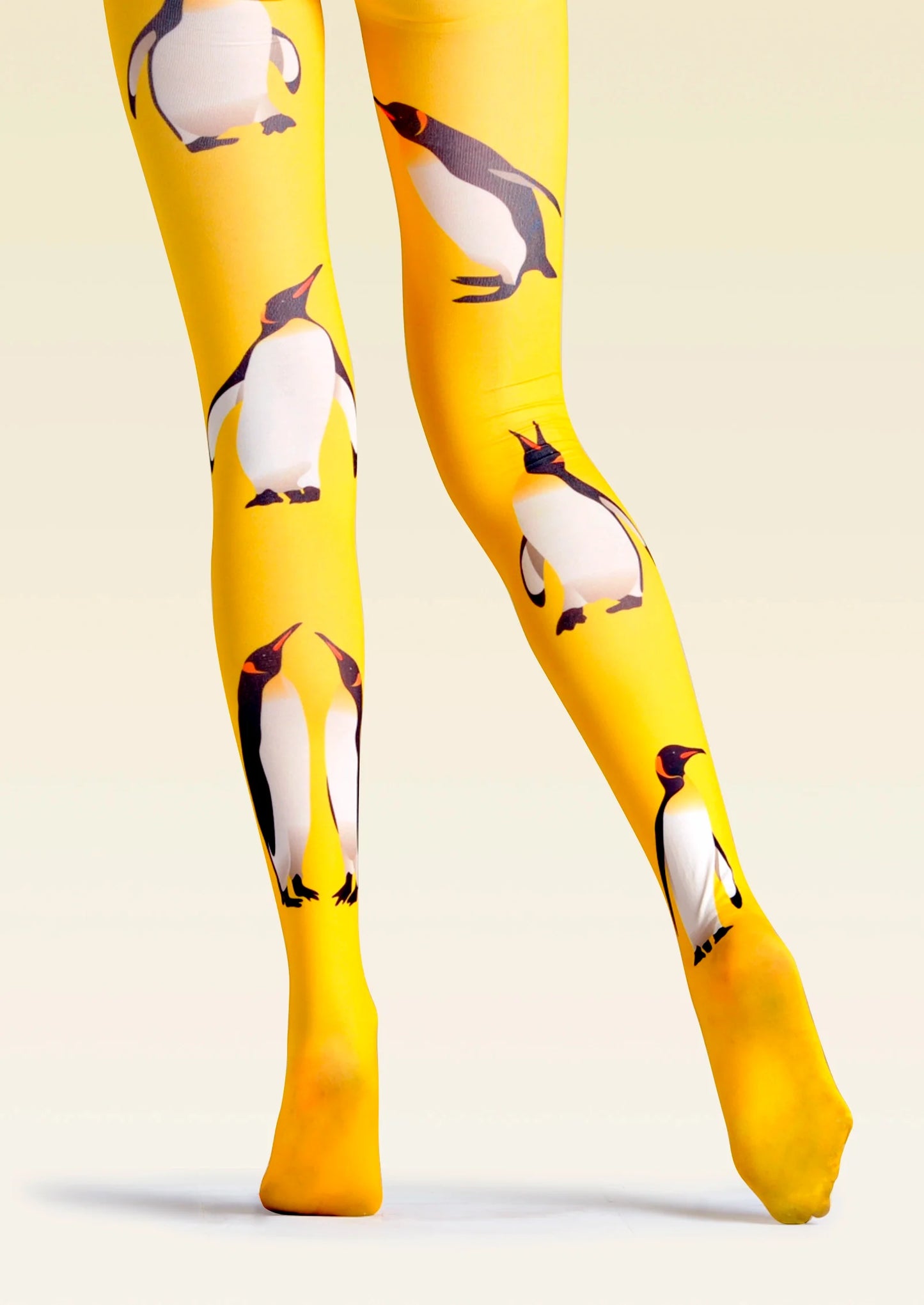 PopArt Print Tights Yellow Pantyhose/Tights [Penguin]