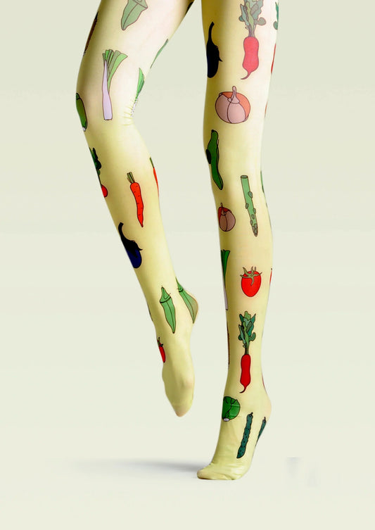 Fun Print Tights Art Pantyhose/Tights [Verdant Farm]