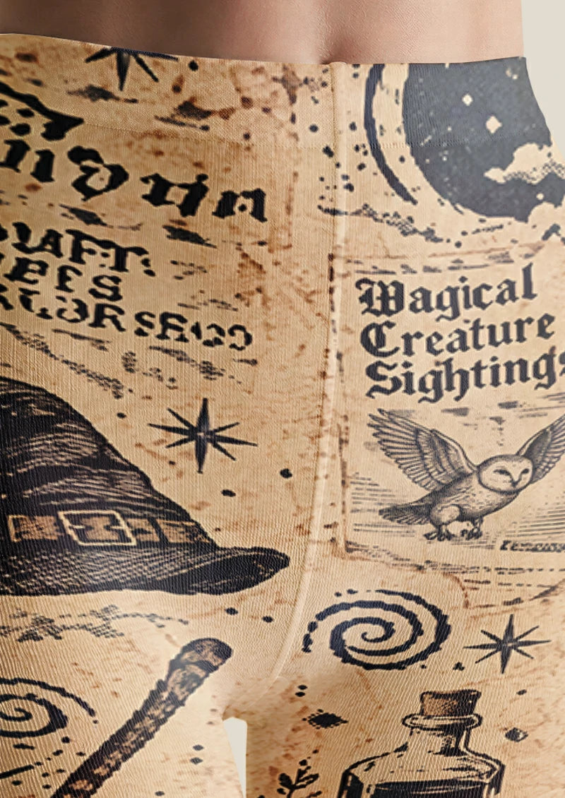 Beige Witch Magic Tights