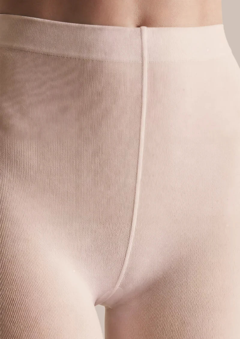 Beige Tiger Tattoo Tights