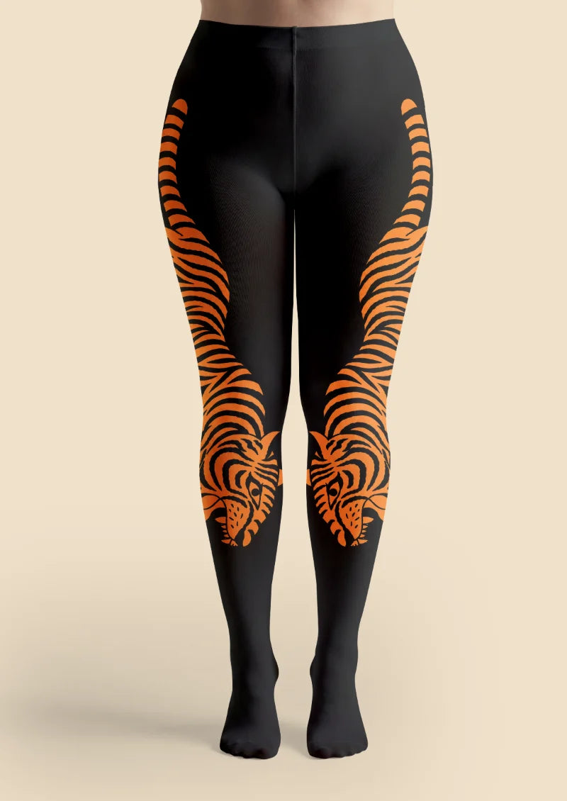 Black Tiger Tights