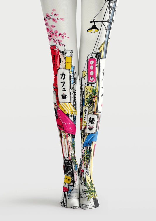 Multicolor Tokyo Streets Tights