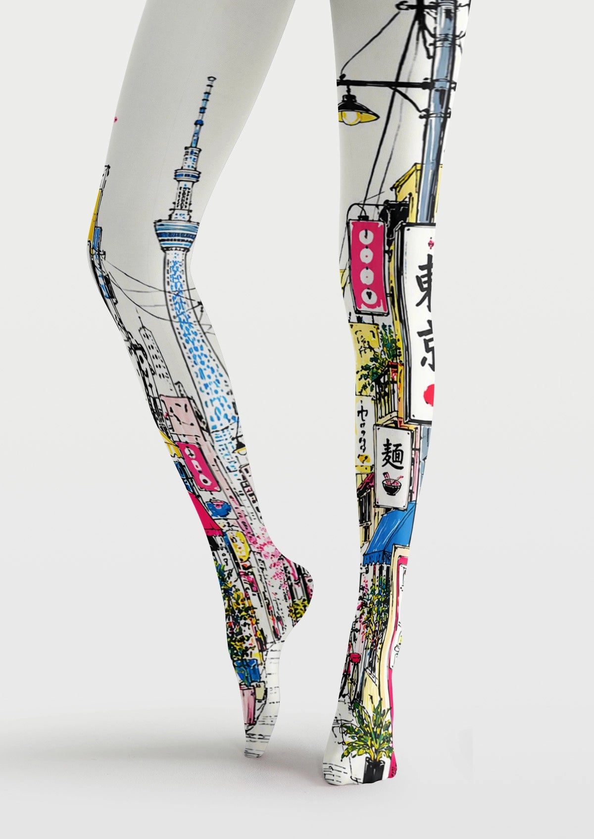 Multicolor Tokyo Streets Tights