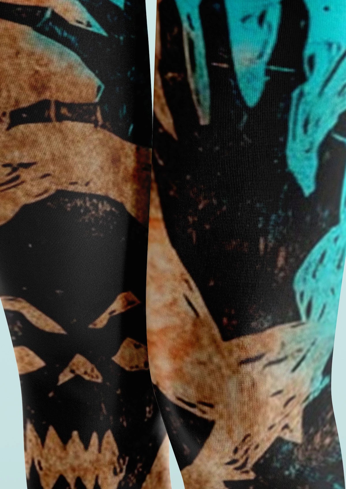 Ghost Files Printed Tights