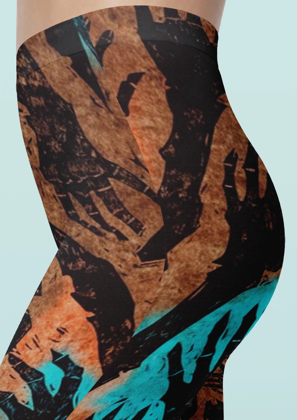 Ghost Files Printed Tights