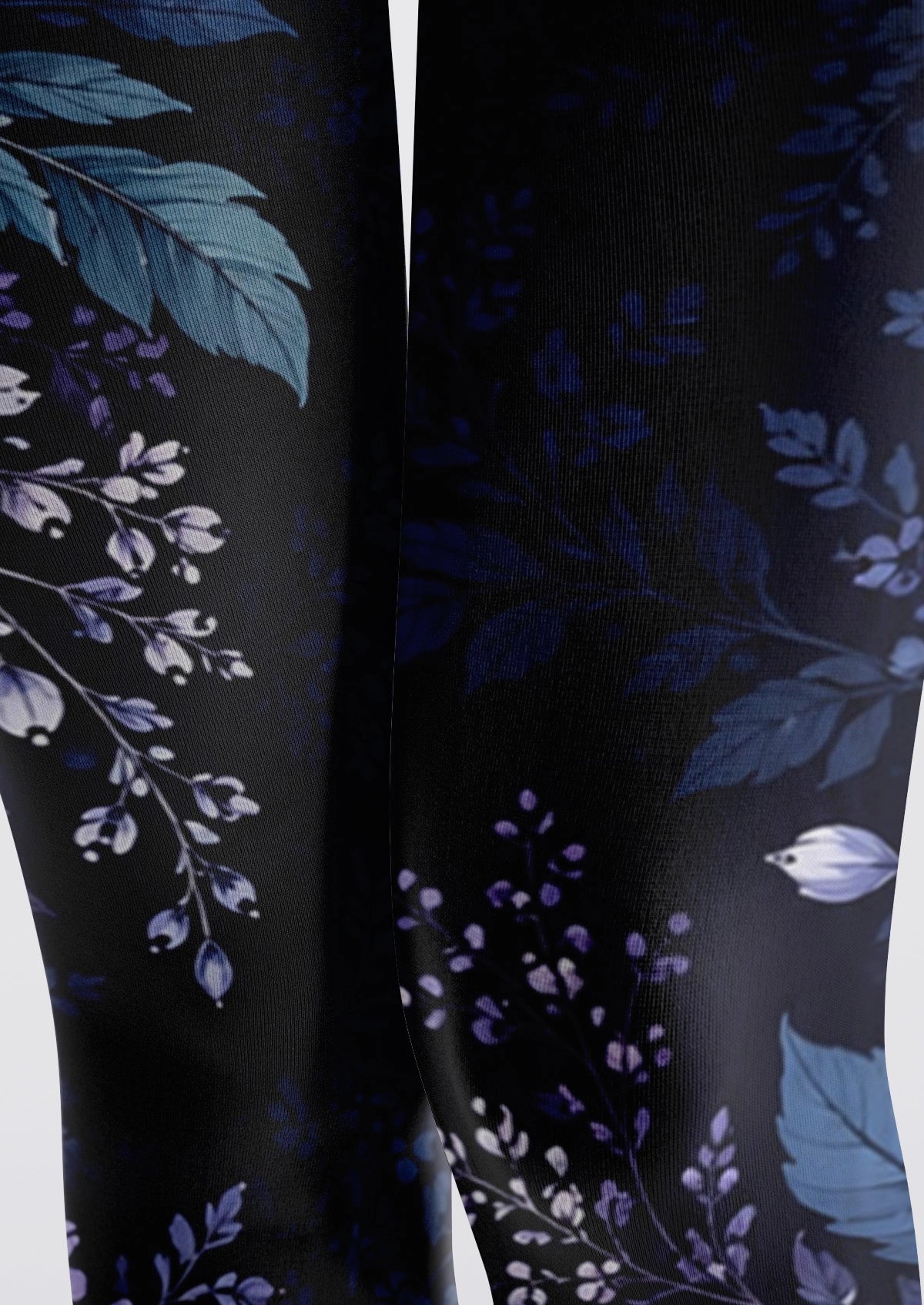Blue Serene Jungle Tights