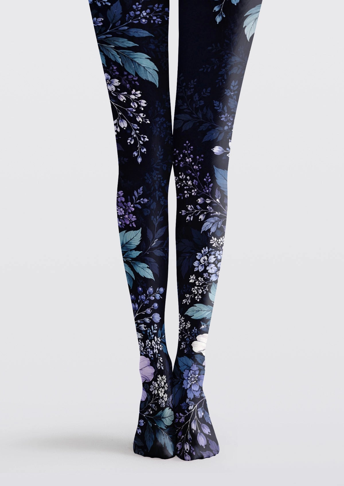 Blue Serene Jungle Tights