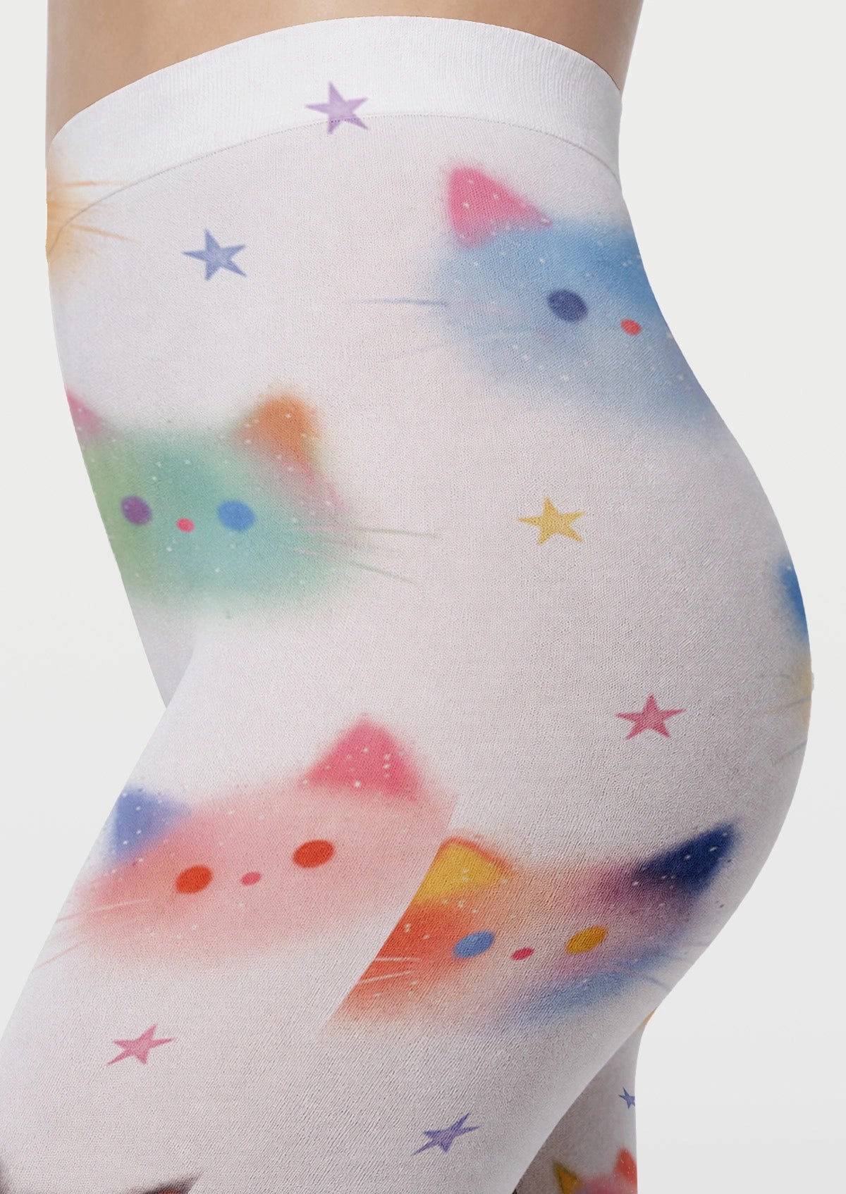 Colorful Kitten Tights