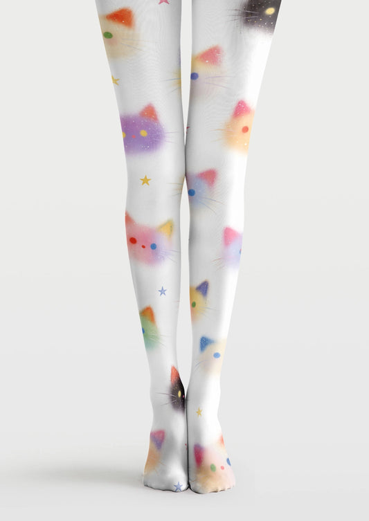 Colorful Kitten Tights