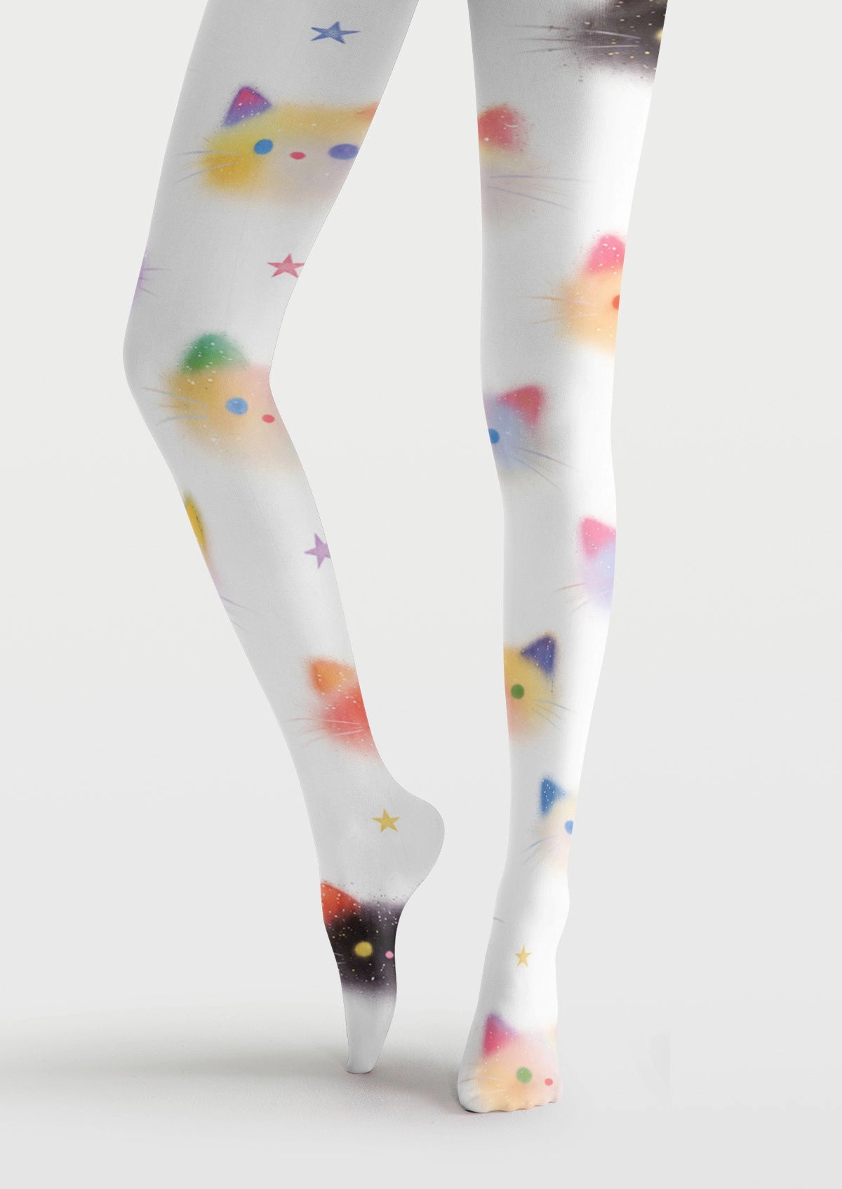 Colorful Kitten Tights