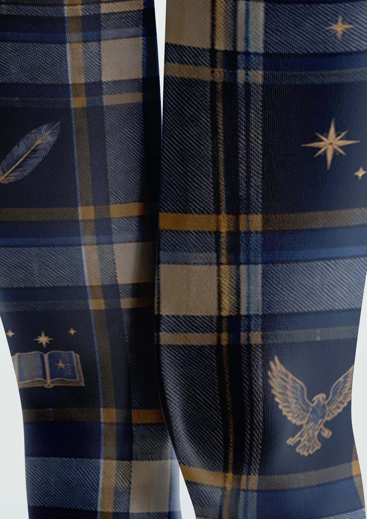 Blue Magic Academy Plaid Tights