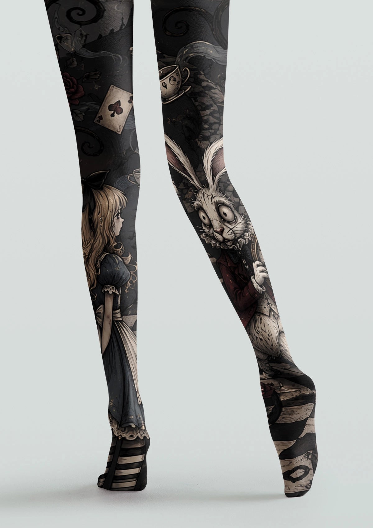 Black Dark Dreamscape Tights