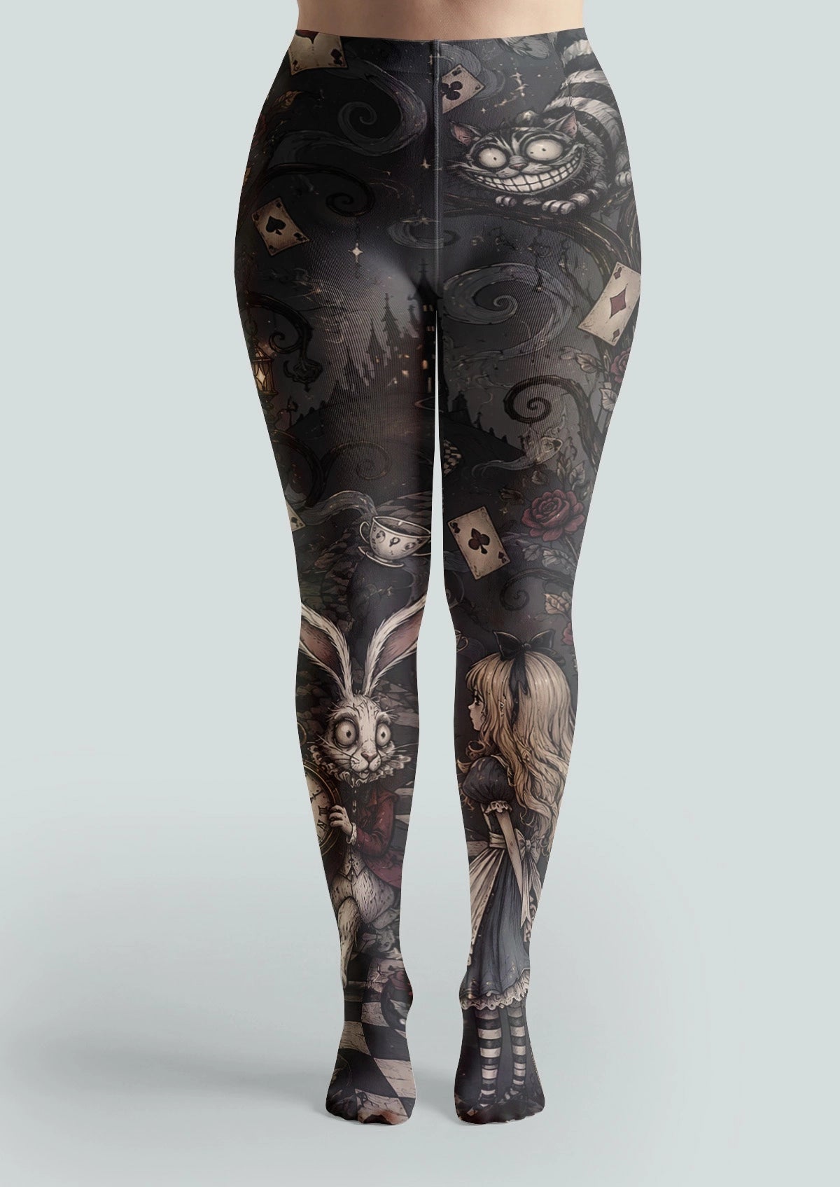 Black Dark Dreamscape Tights