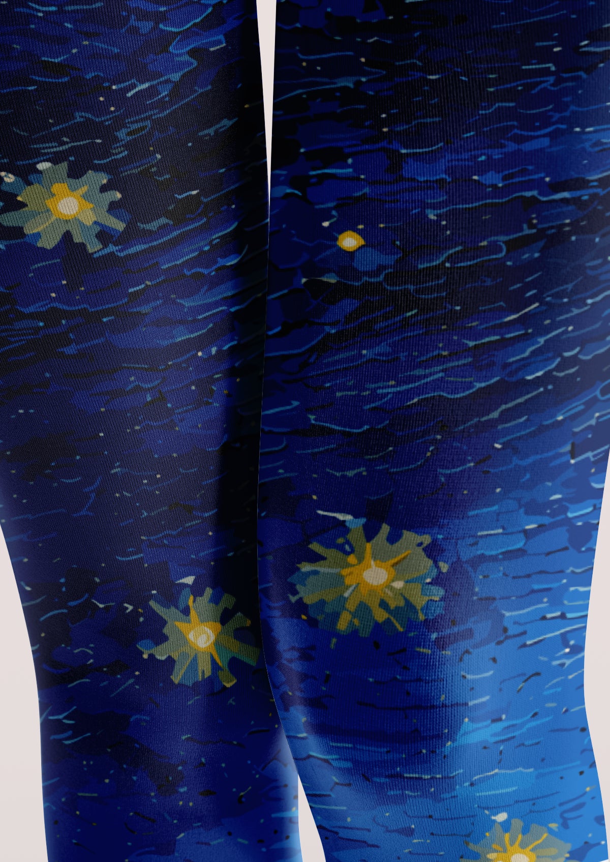 Blue Starry Night Tights