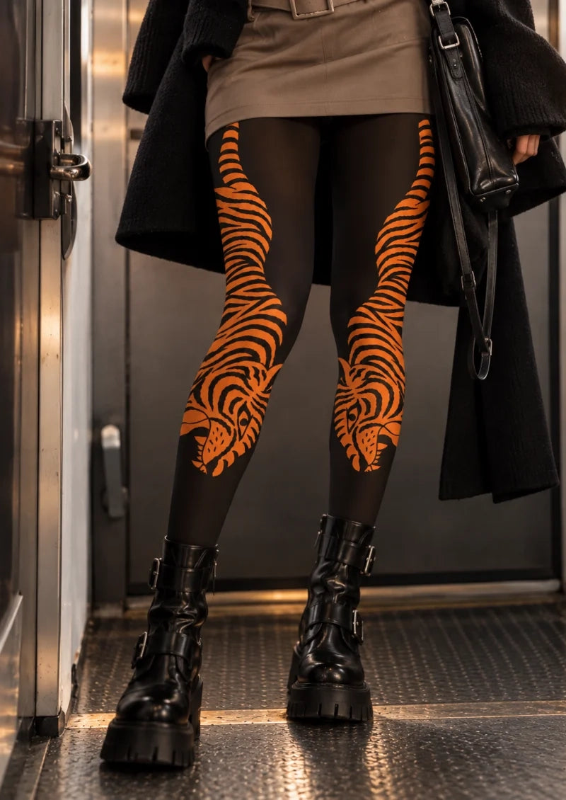 Black Tiger Tights