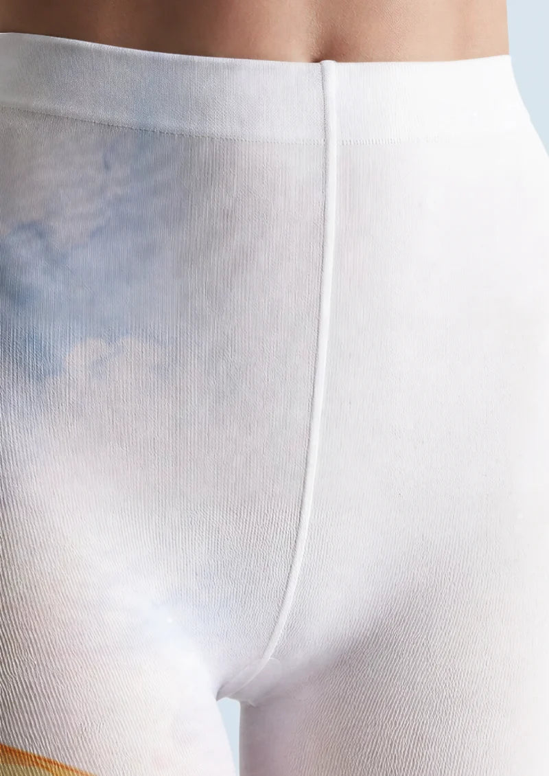 White Rose and Fox Tights