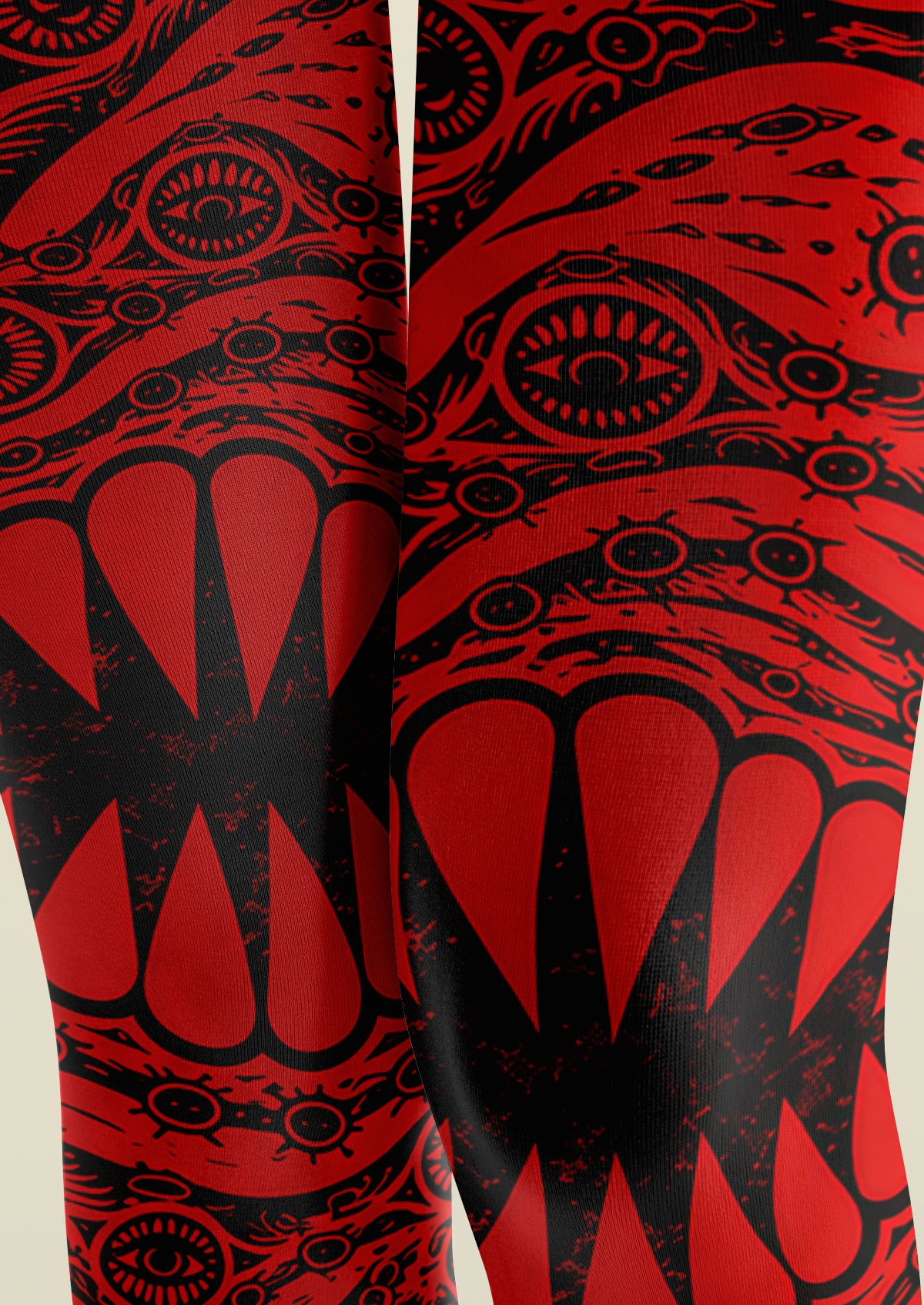 Red Eye Tattoo Tights