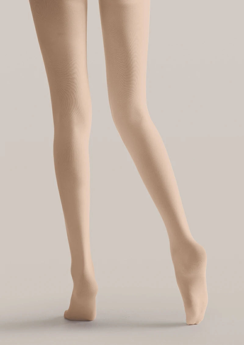 Beige Coffee Sketch Tights