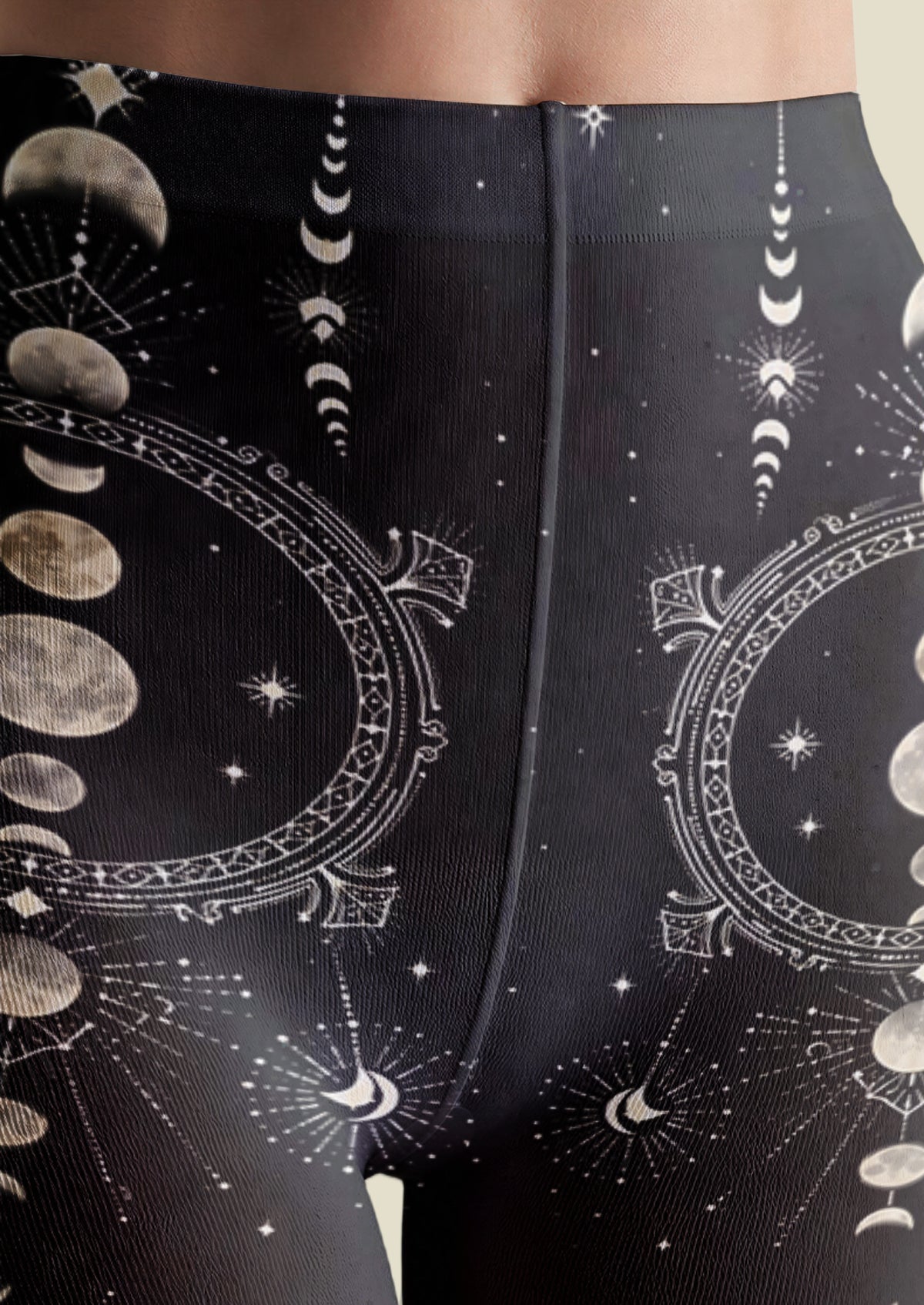 Black Moon Phase Tights