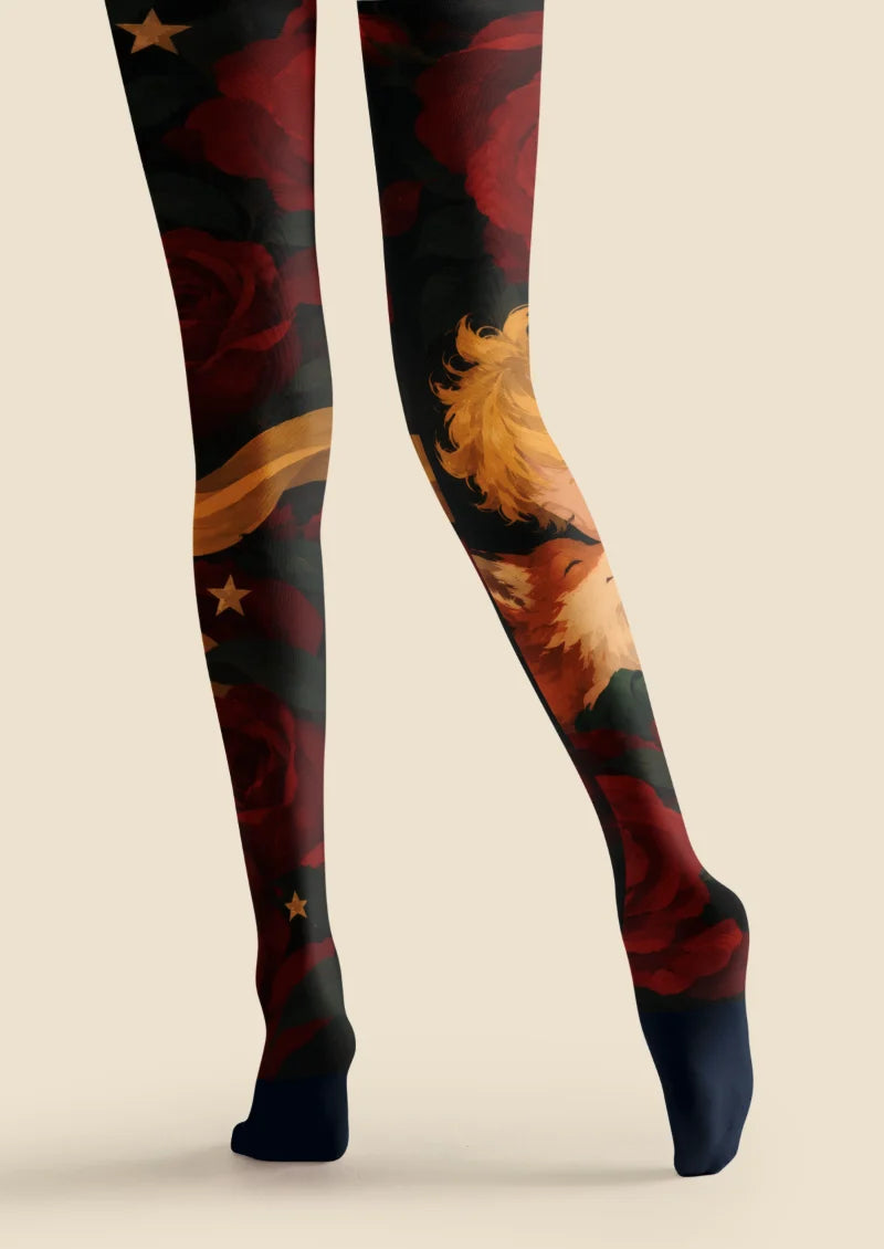 Black Rose and Fox Tights