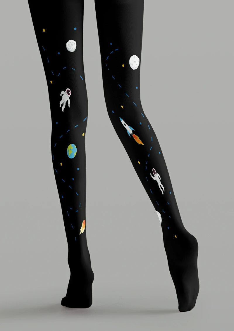 Black Astronaut Rocket Tights