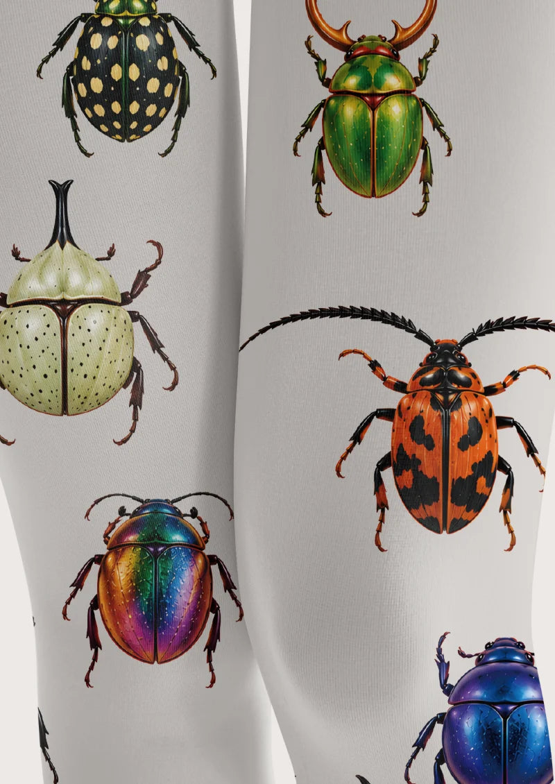 White Beetle Tights