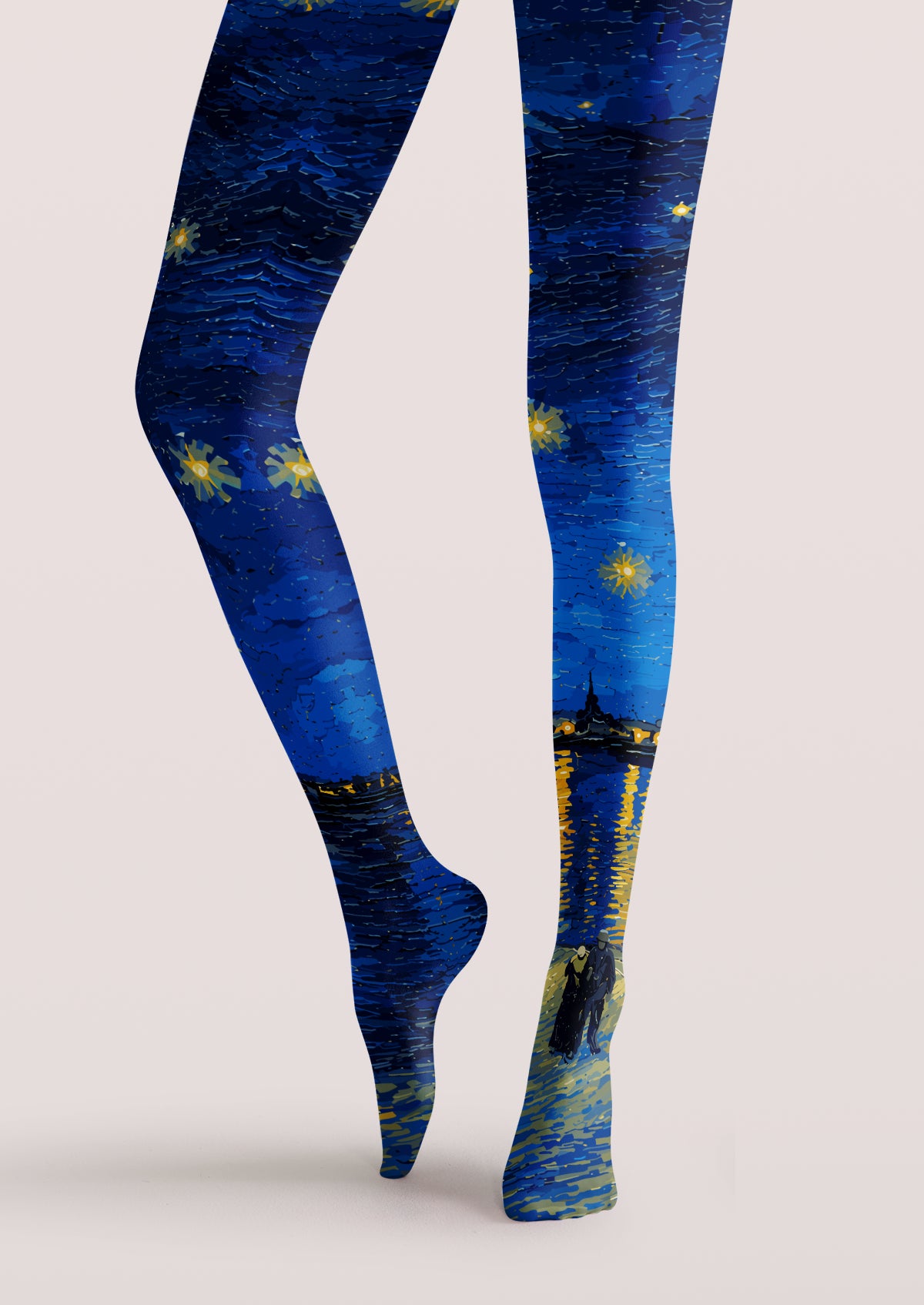 Blue Starry Night Tights