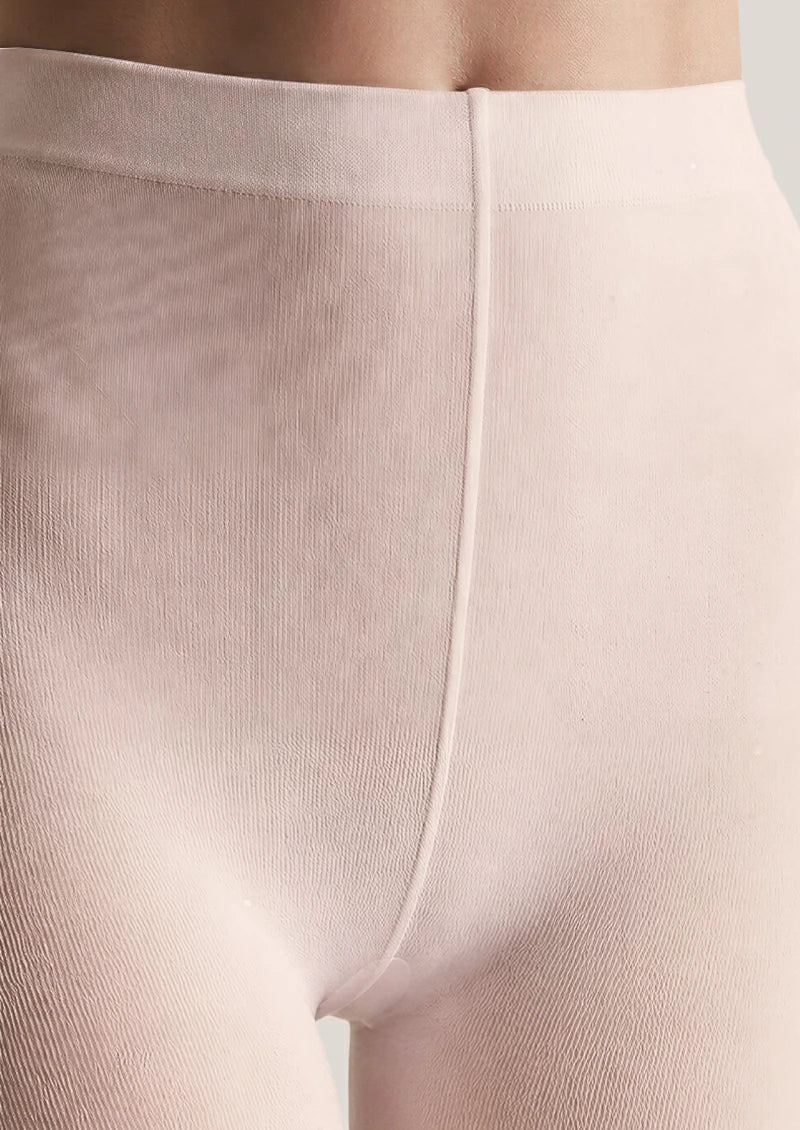 Beige Classical Engraving Tights