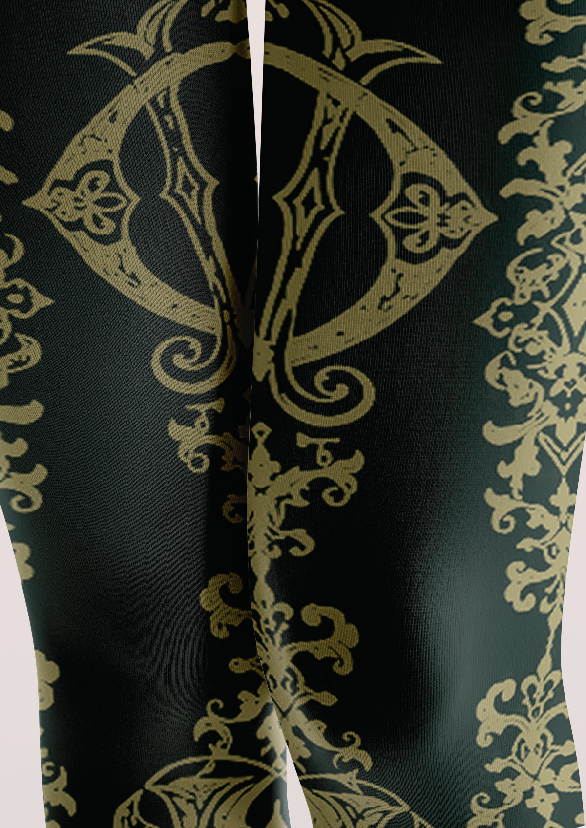 Green Ornamental Tights