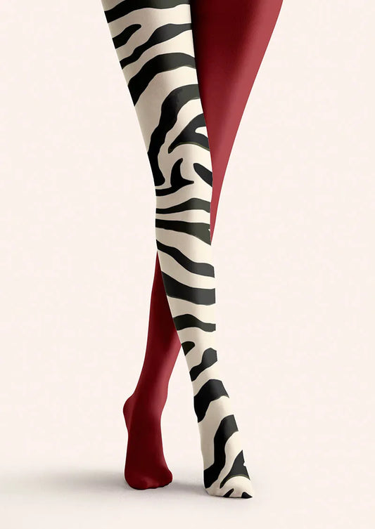 Scarlet Leopard Tights Hosiery Pantyhose