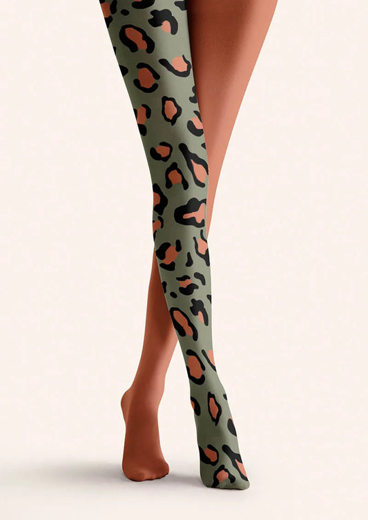 Leopard Tempo Tights Hosiery Pantyhose