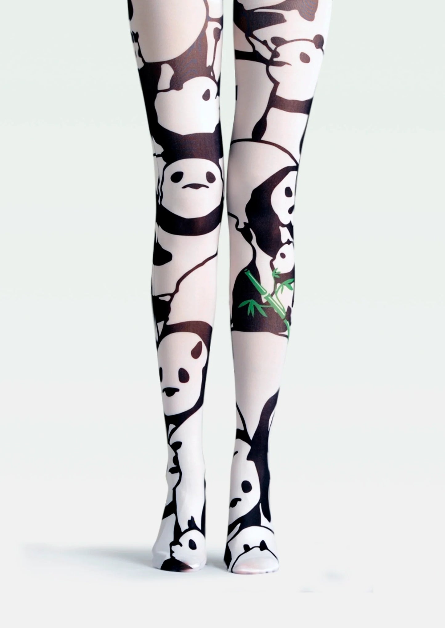 Fun art Print Tights Enjoyable Pantyhose/Tights [Panda Family]