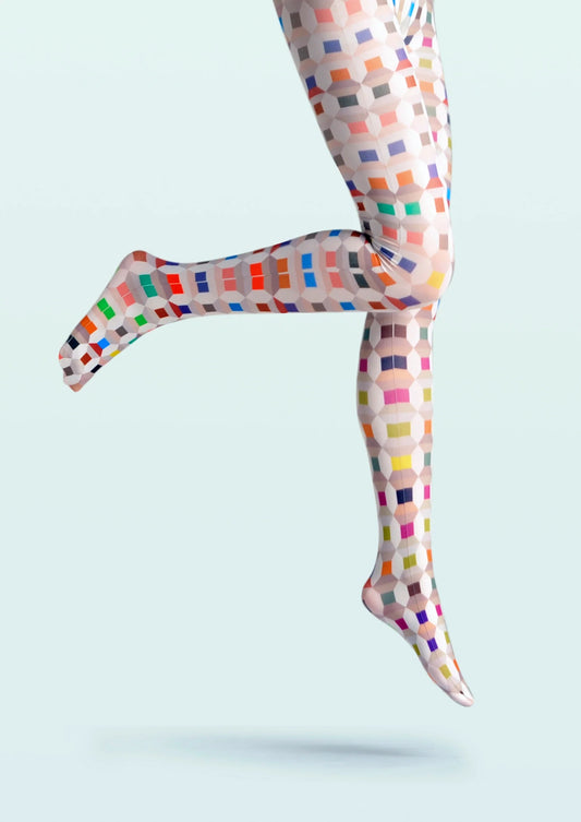 Colacli Print Tights Hosiery Pantyhose