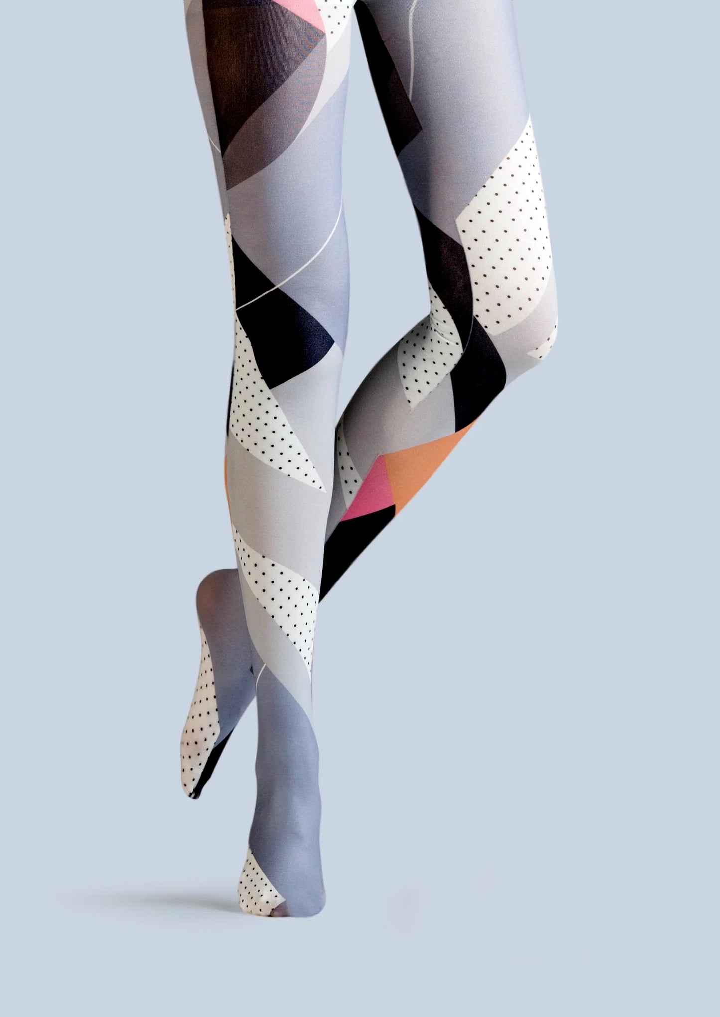 Popart Print Tights Personality Pantyhose/Tights [POP art eclipse]