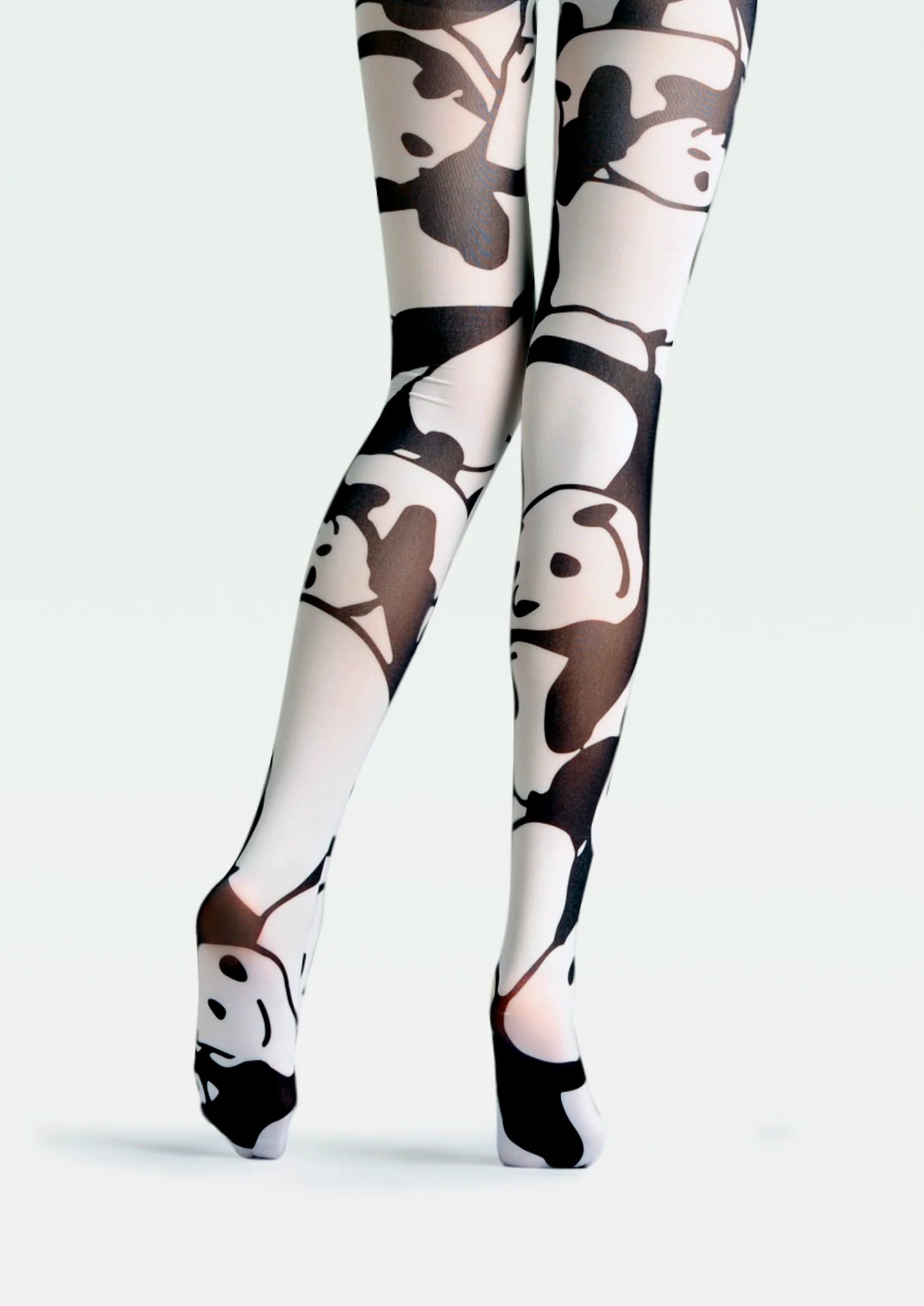 Fun art Print Tights Enjoyable Pantyhose/Tights [Panda Family]