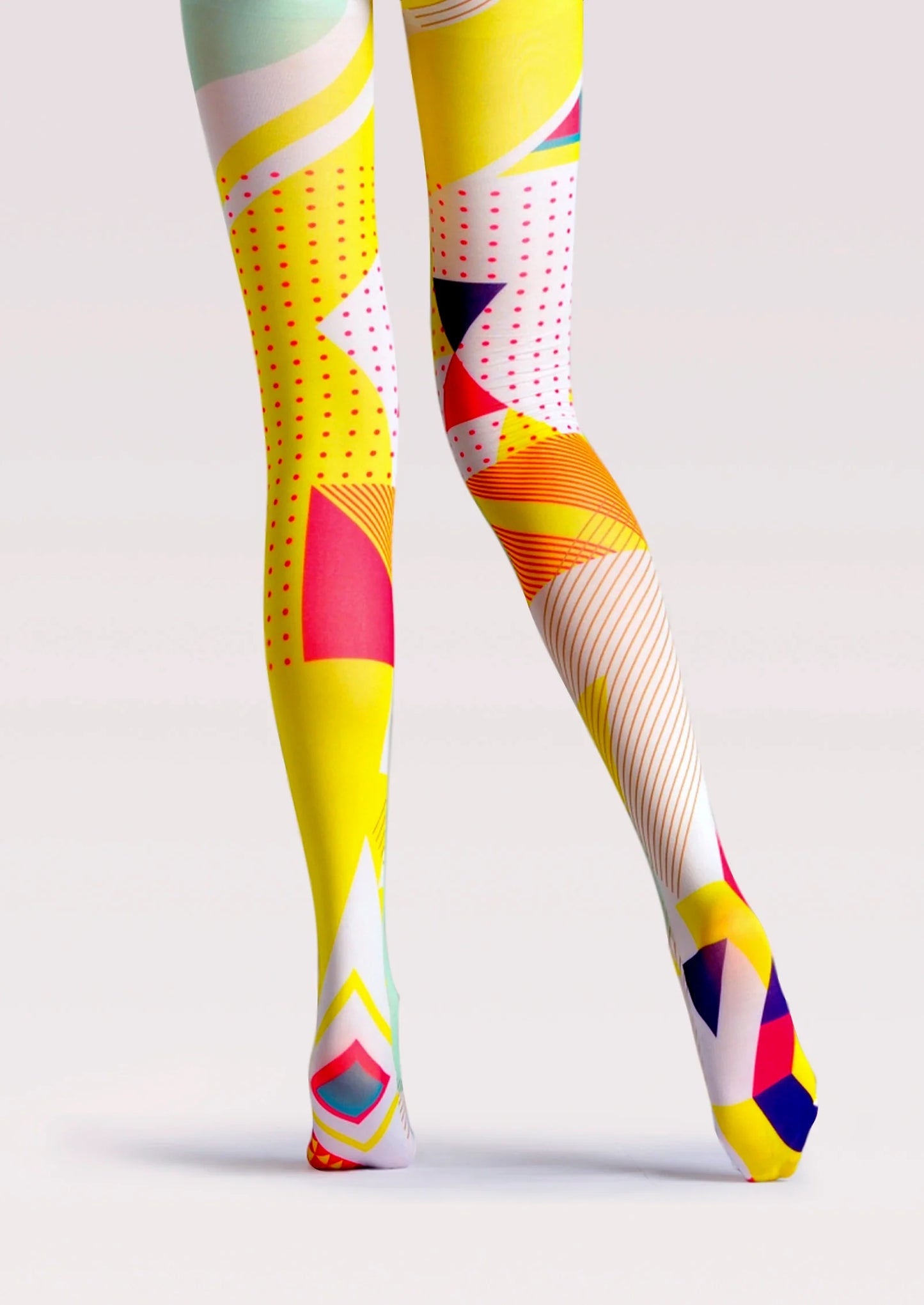 Pop Art Distortion Tights Hosiery Pantyhose