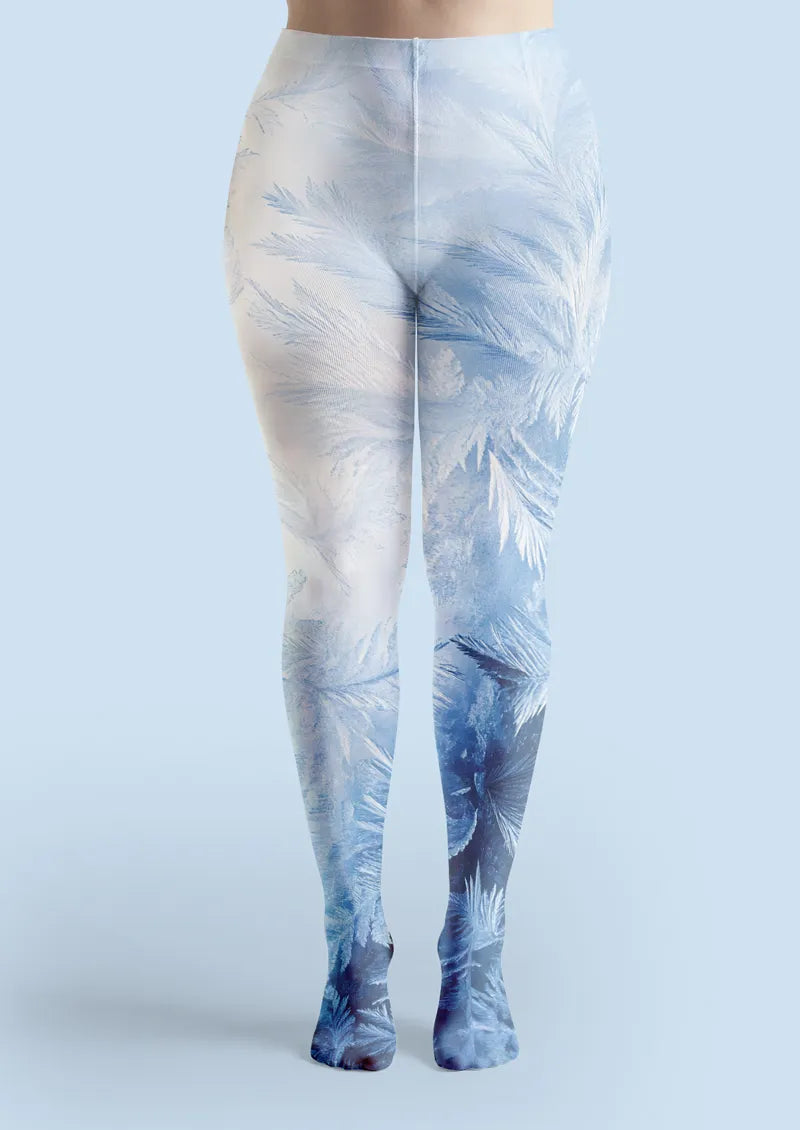 White Ice Bloom Tights