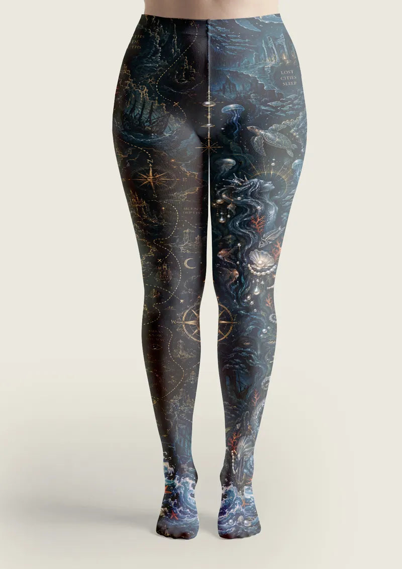 Blue Ocean Siren Tights
