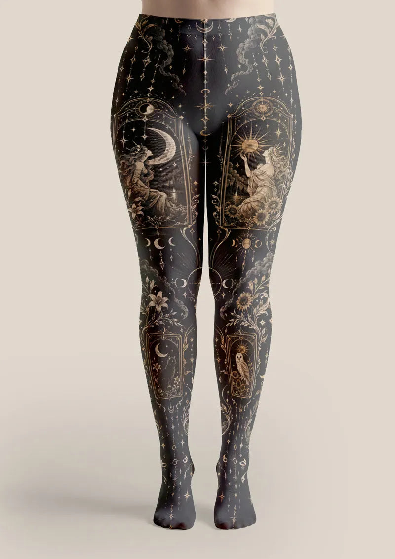 Black Celestial Goddess Tights