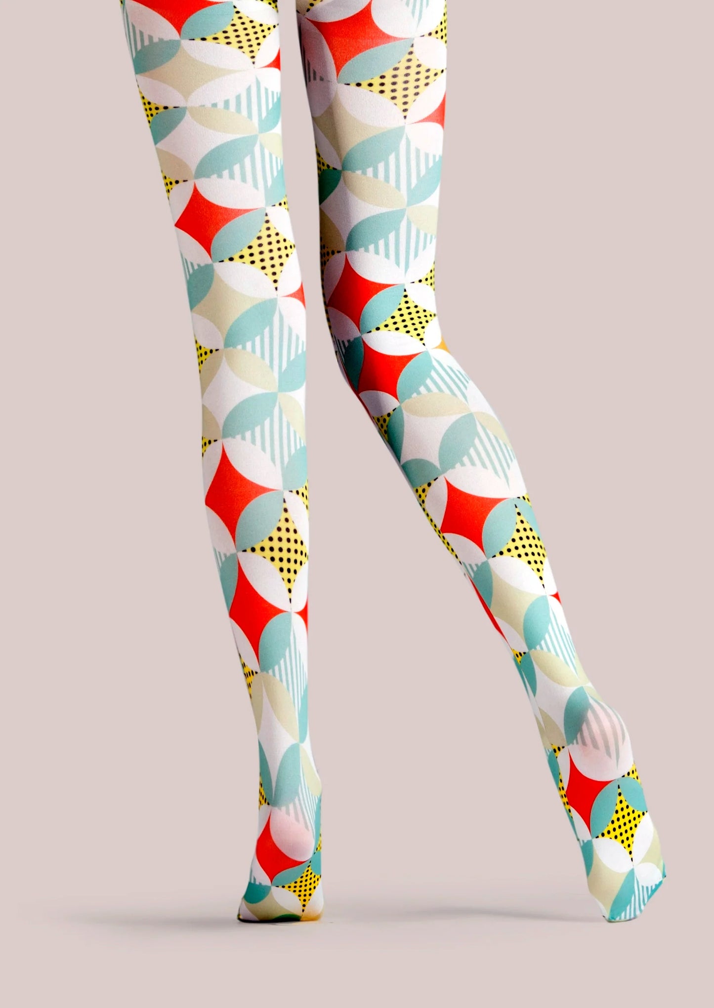 Popart Print Tights Venus Pantyhose/Tights [Venusian]